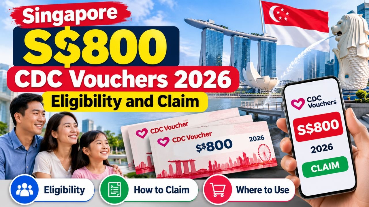 Singapore S$800 CDC Vouchers 2026
